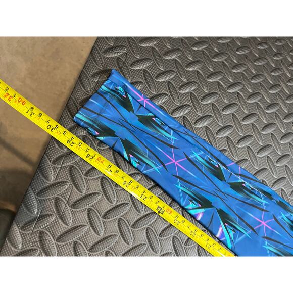 Daughters of Culture Soul Patch Leggings Blue Geometric Athletic Womens XS/S - Picture 6 of 6